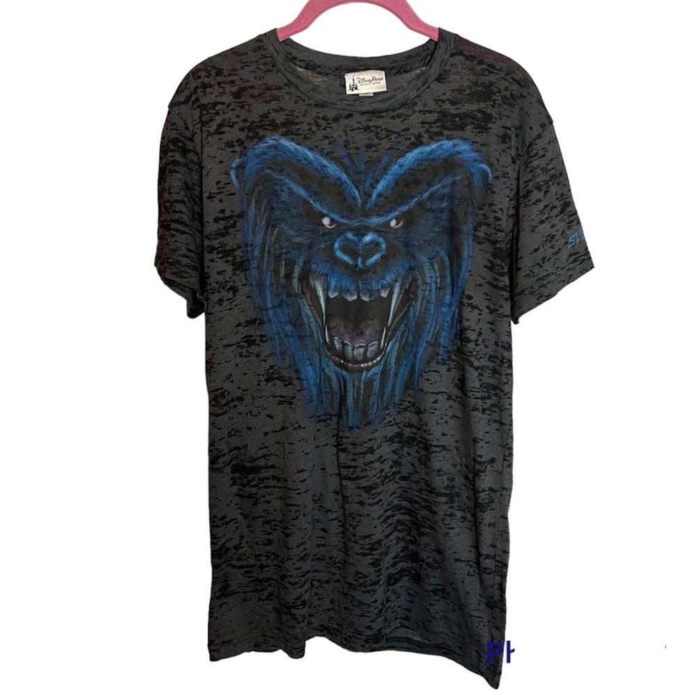 Disney Parks Expedition Everest Yeti Burnout T-Shirt, size Large